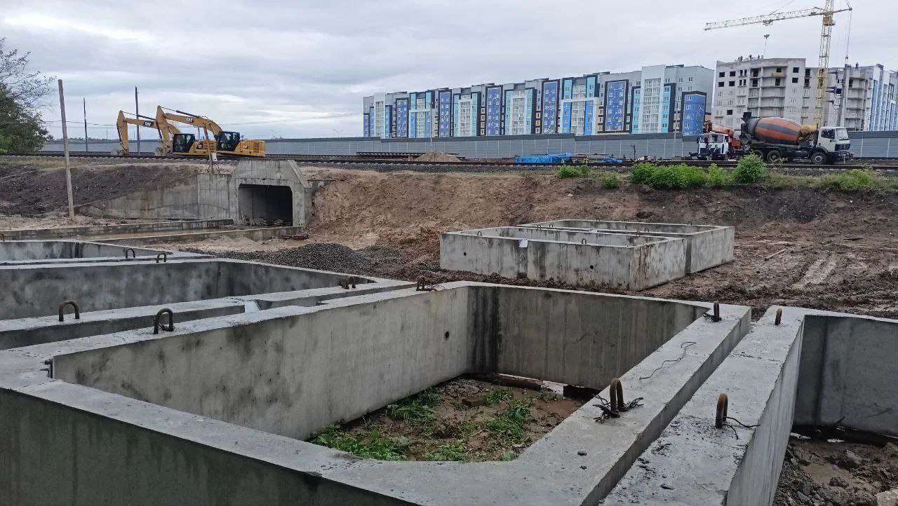 В Могилеве строят важный подземный переход — он соединит улицы Строителей и Пысина