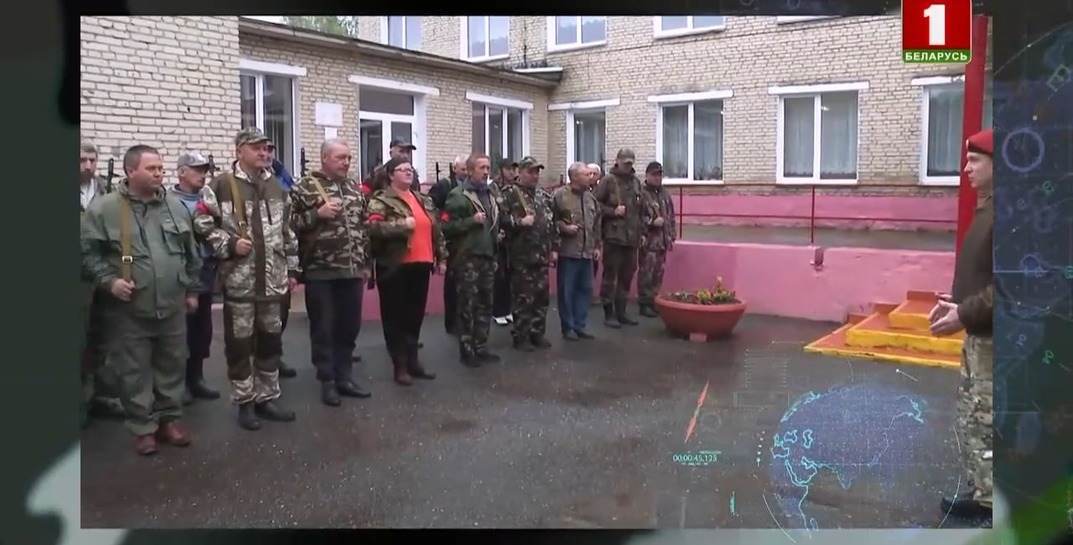 В Климовичском районе провели тренировку отряда народного ополчения