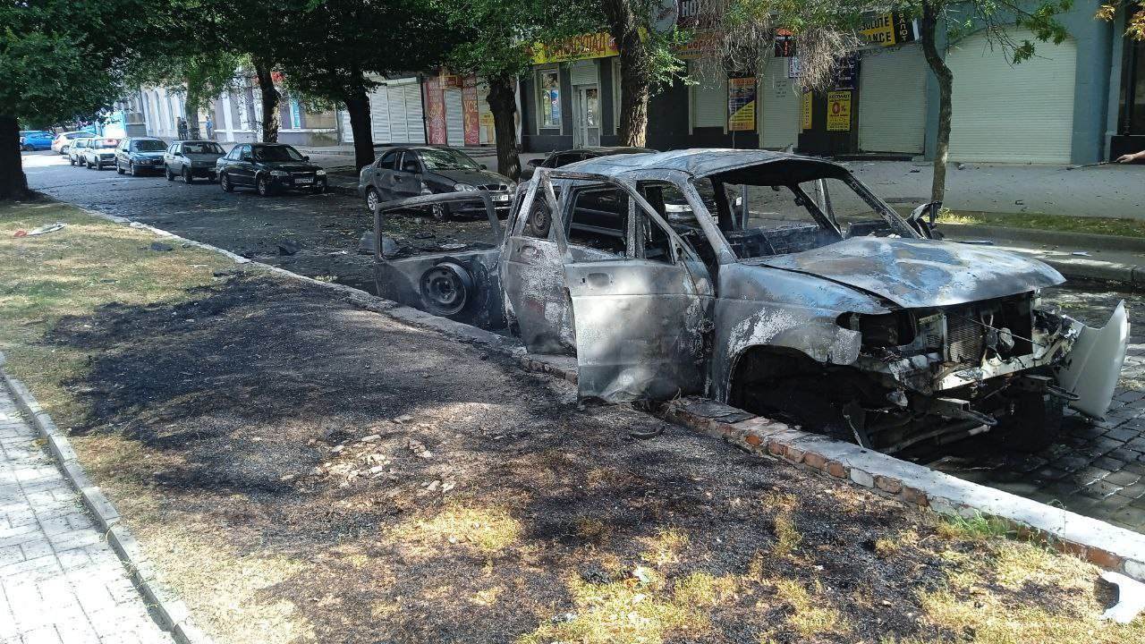 В центре Бердянска возле здания администрации прогремел взрыв