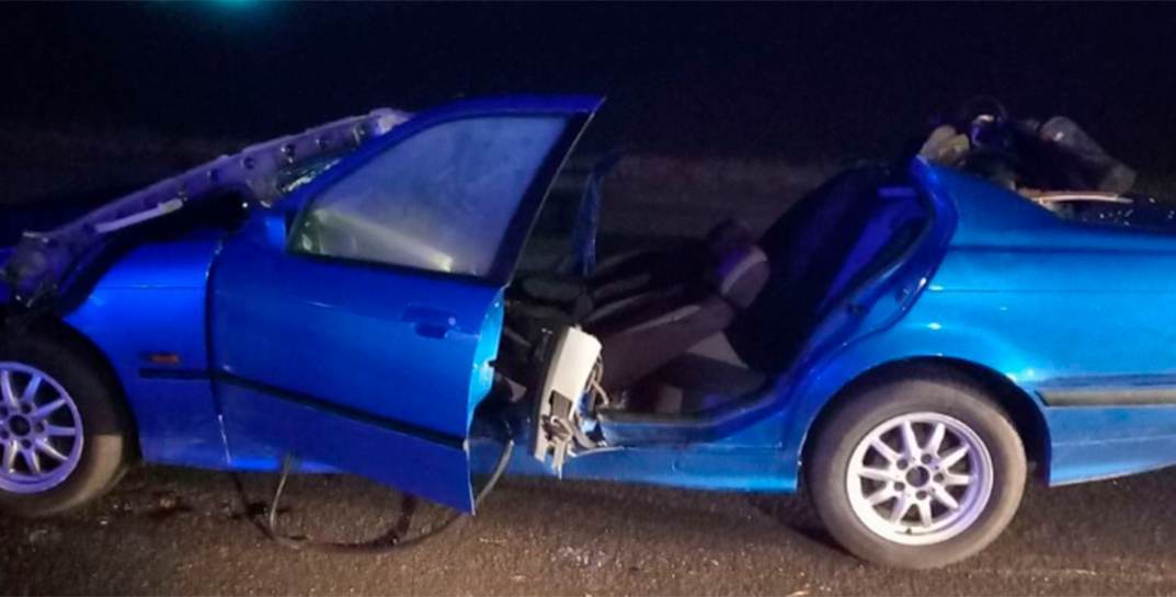 Страшное ДТП на Минской трассе под Могилевом: BMW врезался в плуги трактора