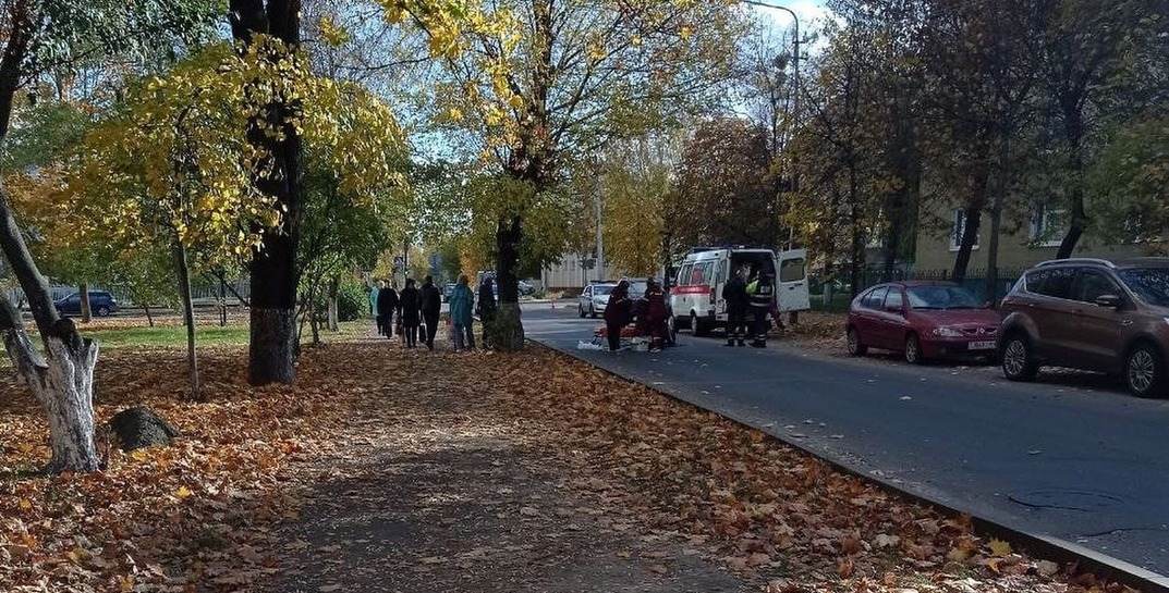 В Бобруйске мотоциклист сбил мужчину