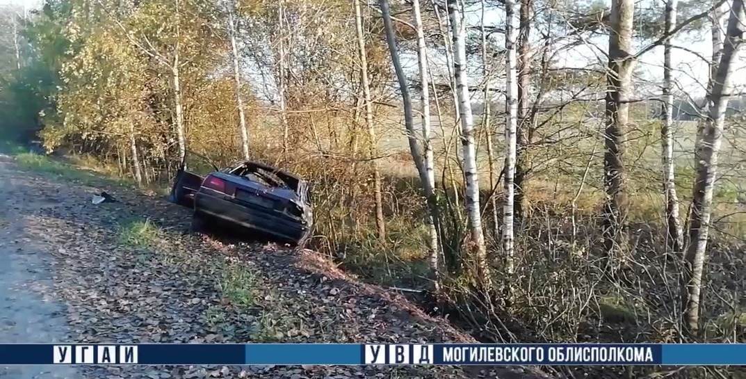 В Чаусском районе пьяный «бесправник» не справился с управлением и попал в ДТП — погиб его пассажир