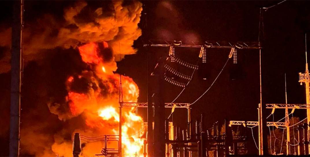 «Укрэнерго»: ударом по Киевской области поврежден объект энергетической инфраструктуры, в Киеве и области восстанавливают свет