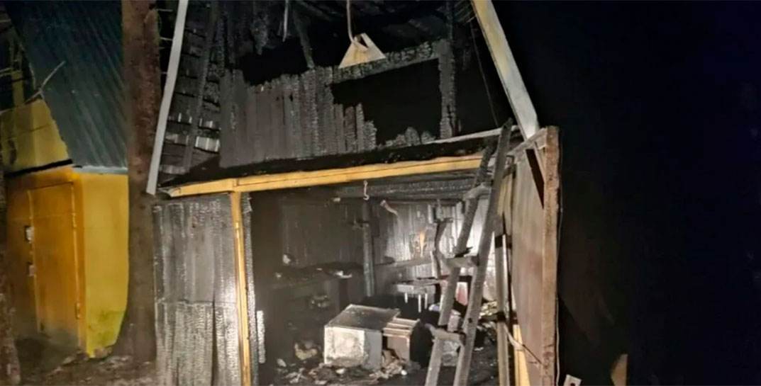 В Горках 36-летний мужчина до смерти обгорел в гараже