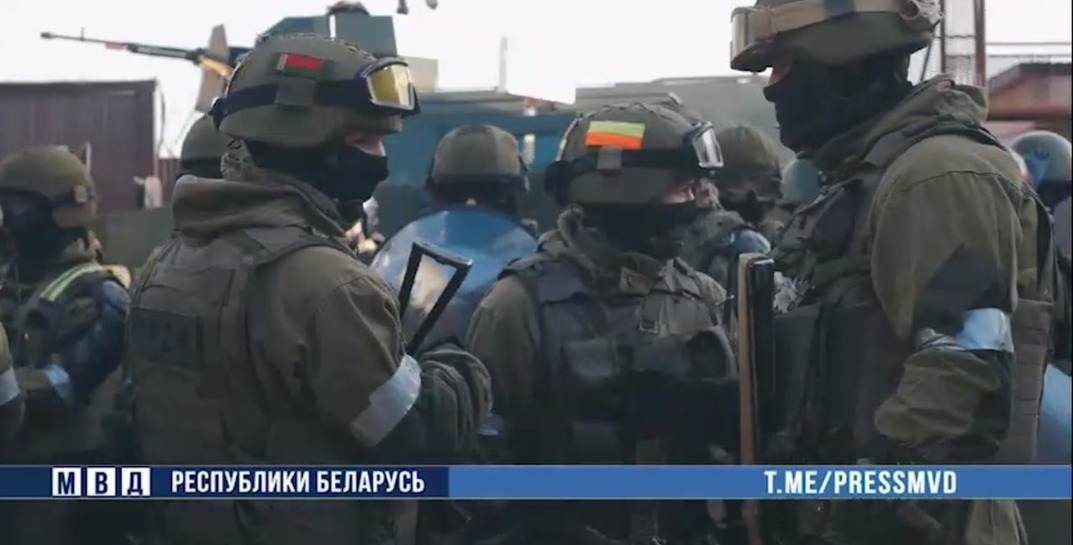 В Могилевской области учились подавлять бунты в тюрьме
