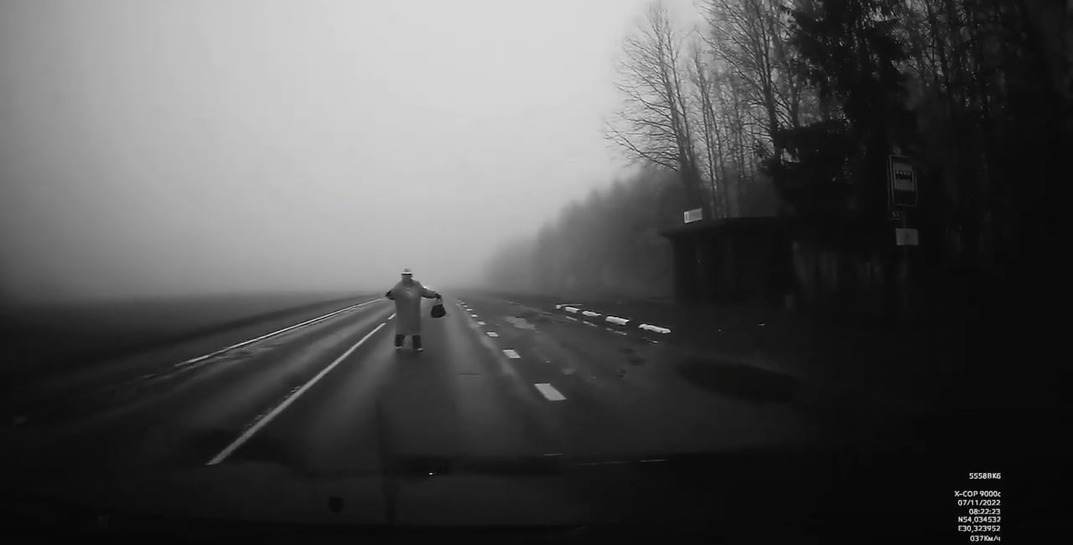 На трассе под Могилевом женщина бросалась на проезжающую машину. Говорят, что это не первый подобный случай