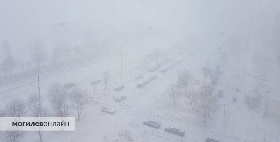 Потеплеет и снова снегопад. Погода в Могилеве на четверг