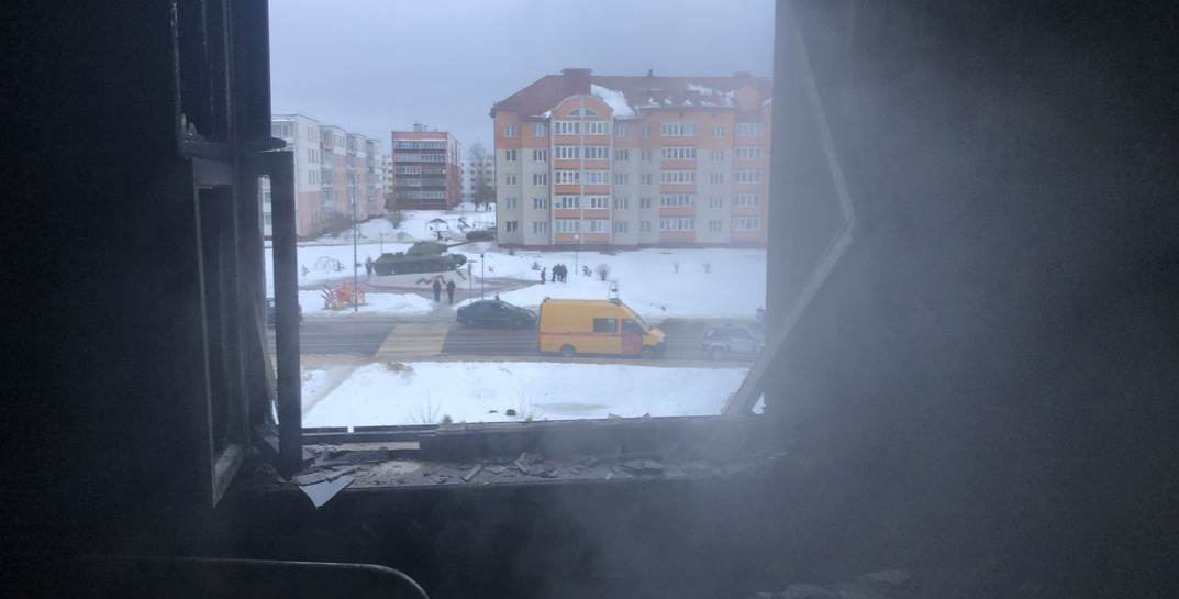 В Климовичах загорелось общежитие — эвакуировали 20 человек, в том числе семь детей