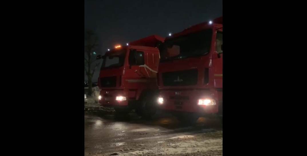 Автопарк дорожно-мостового предприятия в Могилеве пополнился тремя новыми МАЗами