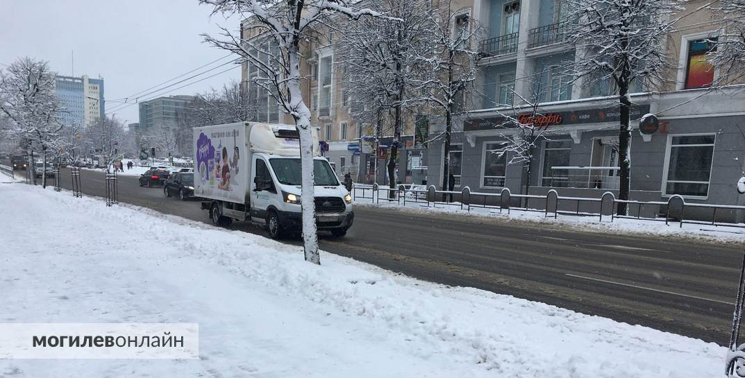От +1 со снегом до −12. Капризы погоды в Могилеве на выходных