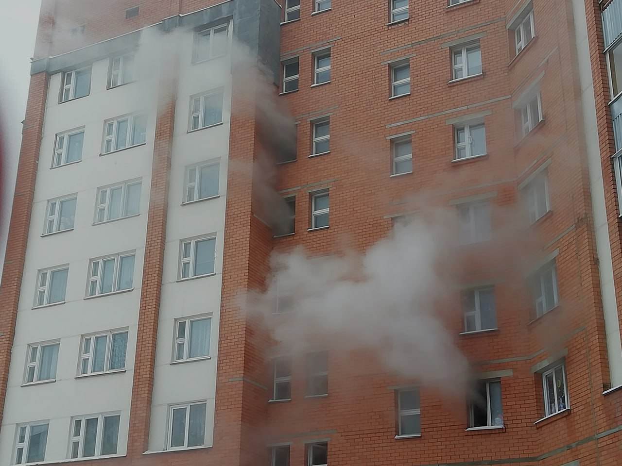 В Могилеве сегодня горела квартира на проспекте Шмидта