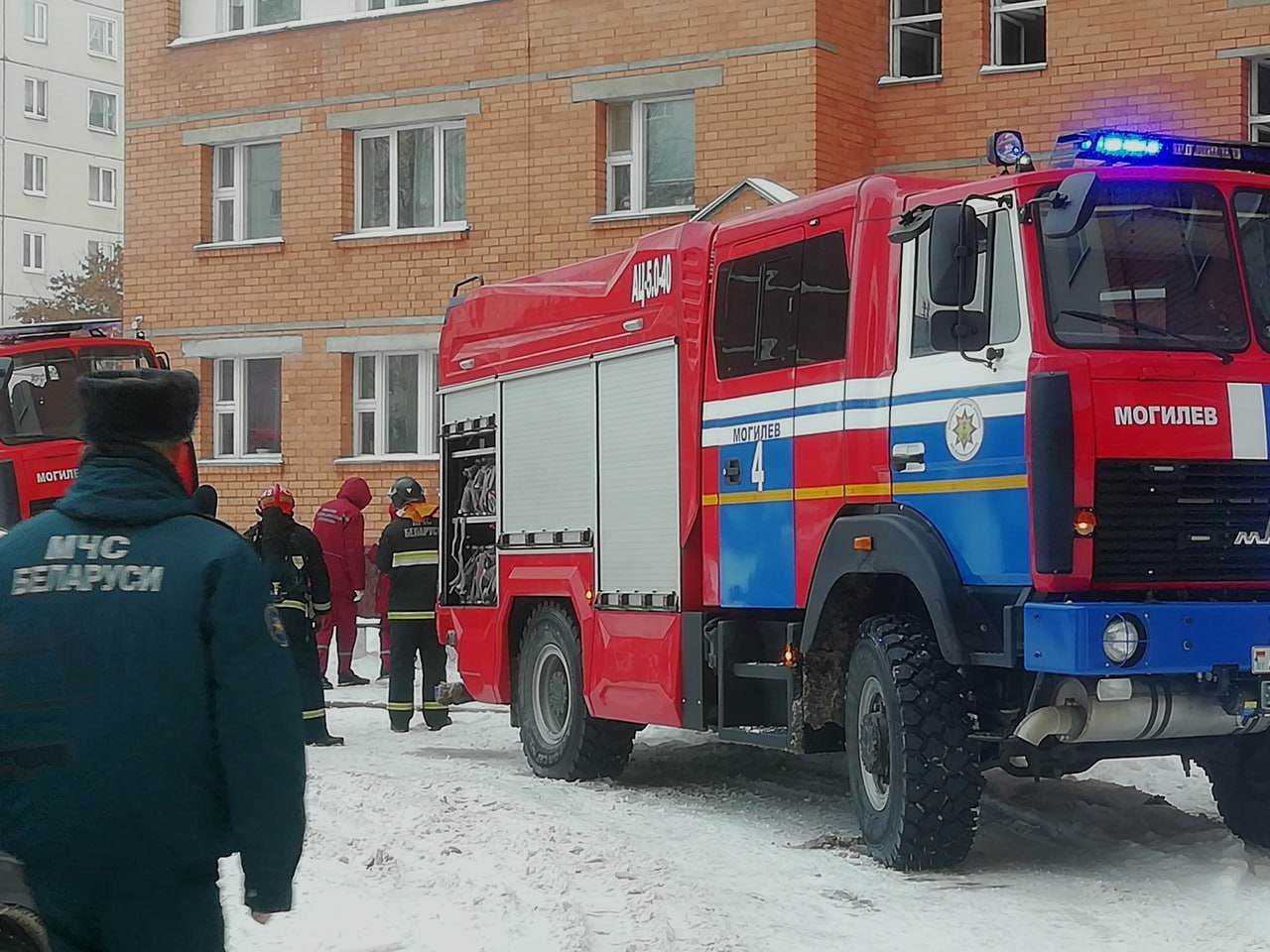В Могилеве сегодня горела квартира на проспекте Шмидта