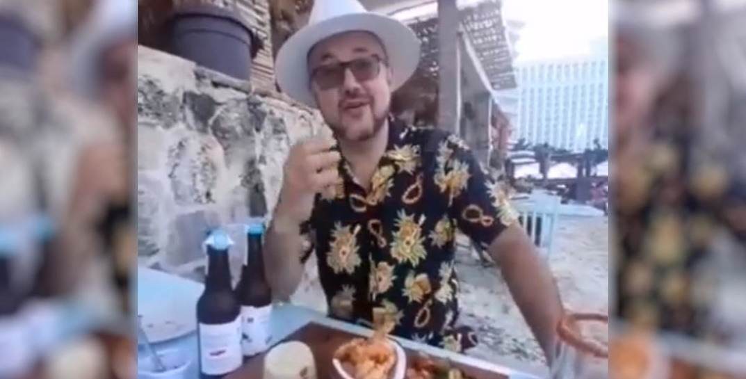 Курский депутат отпраздновал Новый год на пляже в Мексике, а на возмущения россиян ответил, что во всём виноваты украинцы