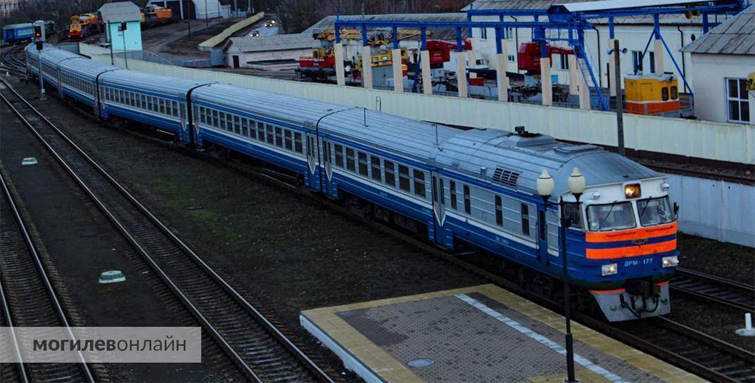 Поезд из Кричева в Могилев сегодня прибудет с опозданием на 1,5 часа