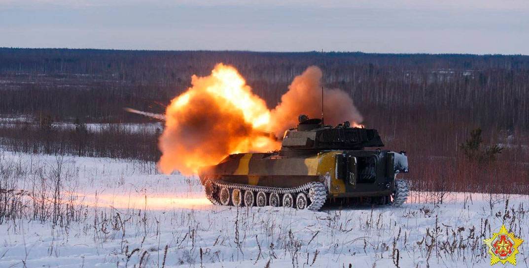 В Беларуси артиллерию региональной группировки войск привели в боевую готовность