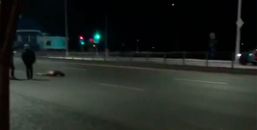 На Минском шоссе сбили человека