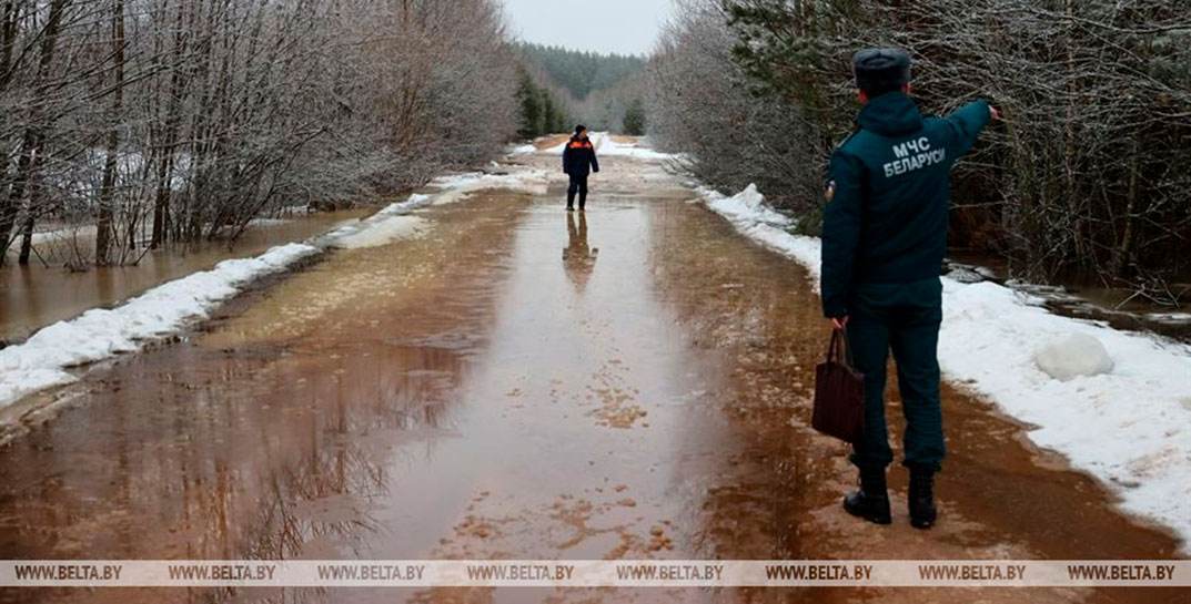 Уровень воды на притоке Днепра в Могилевском районе приблизился к опасному высокому значению