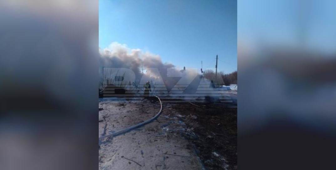 В Белгородской области упал военный самолет, пилот погиб