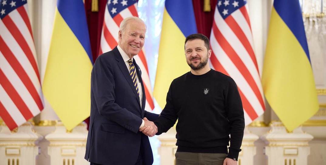 Президент США Джо Байден прилетел в Киев и встретился с Зеленским