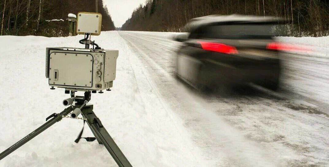 Работа мобильных датчиков контроля скорости в Могилеве и области 22 февраля