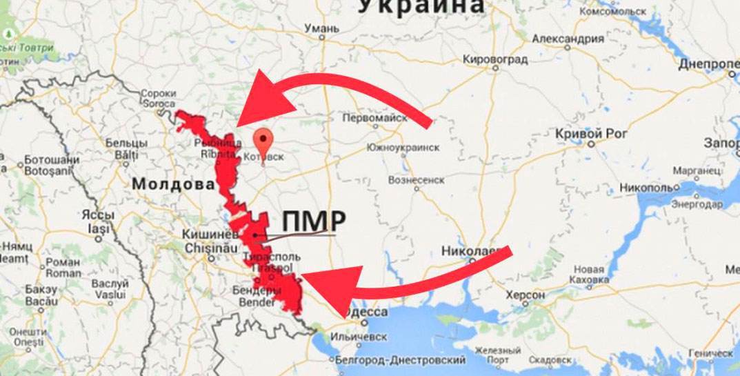 В России считают, что Украина начала подготовку к вторжению в Приднестровье