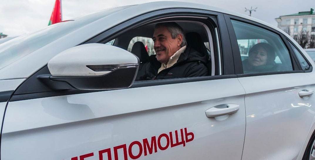 Более 50 единиц новой техники пополнили автопарк медицинских учреждений Могилевской области