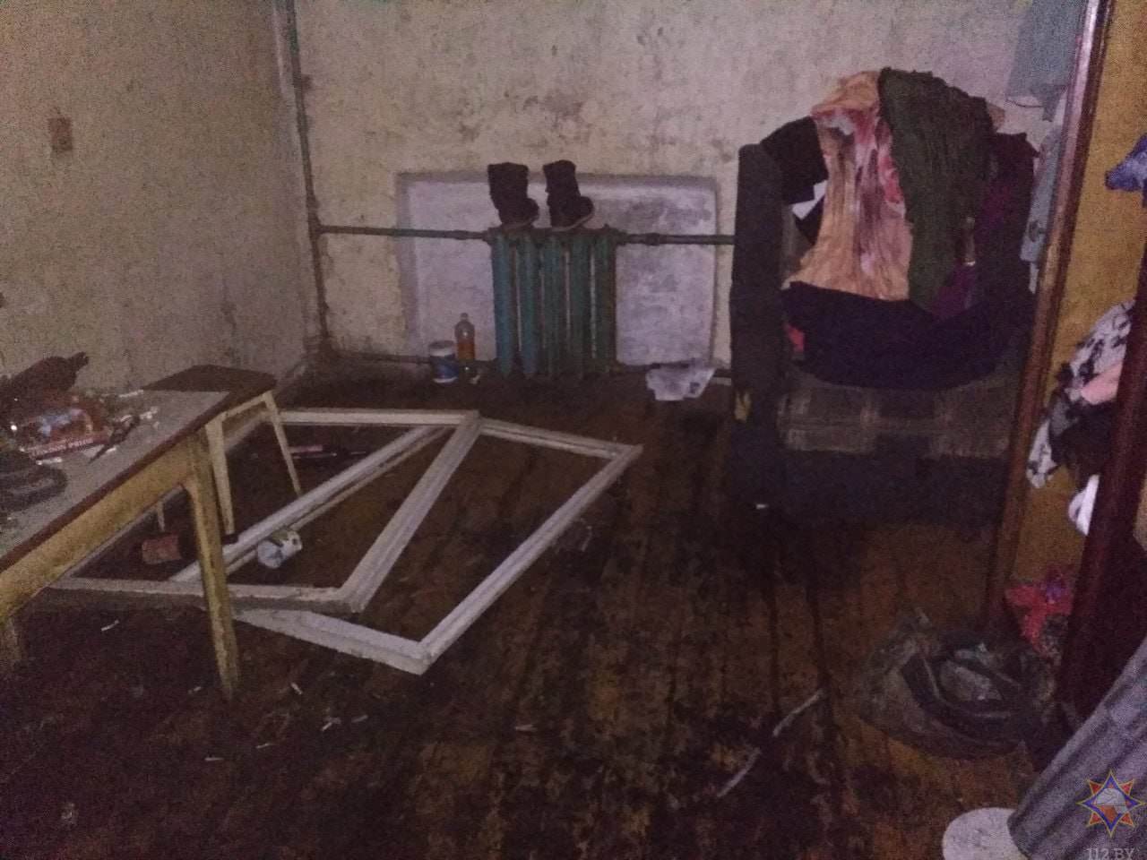 В Кричеве сгорела квартира, пожарные еле успели спасти хозяйку