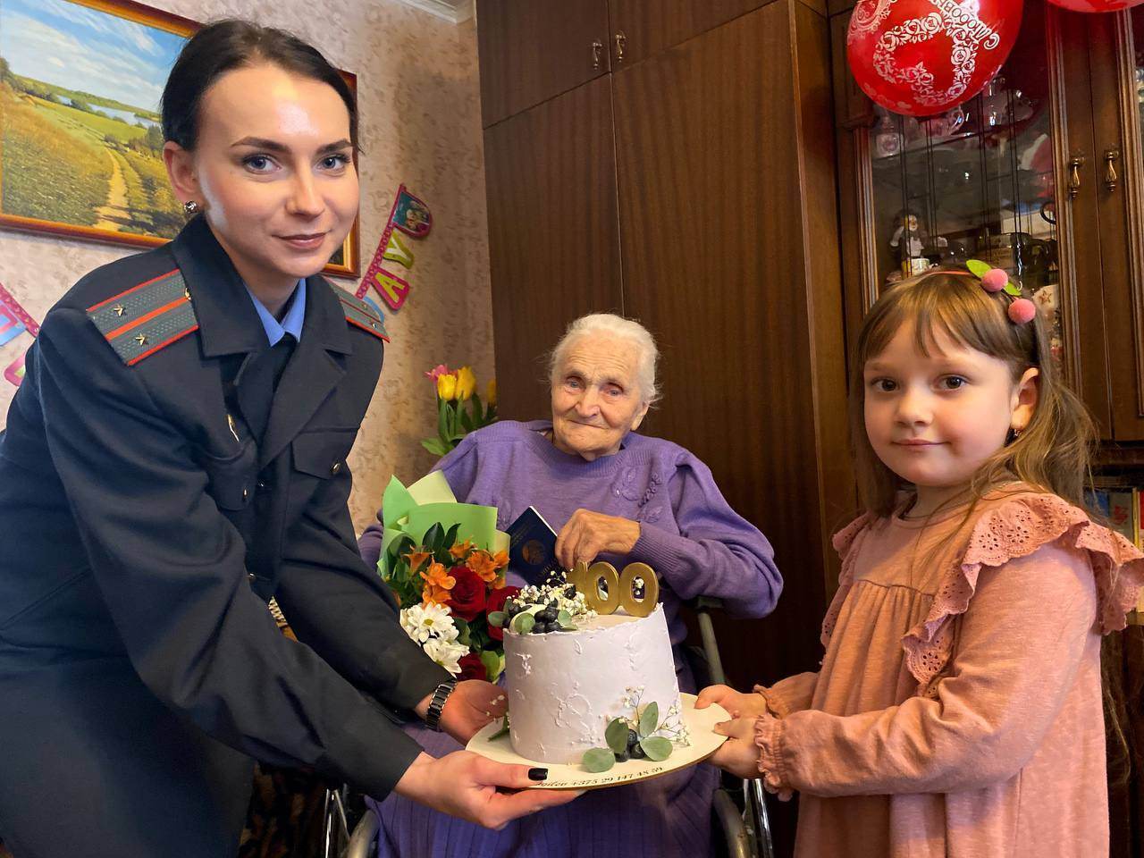 Могилевской учительнице Лидии Врублевской исполнилось... 100 лет