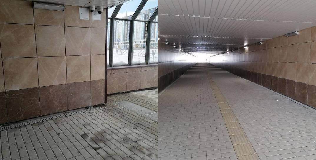 Подземный пешеходный переход на пересечении улиц Строителей и Пысина, похоже, открылся