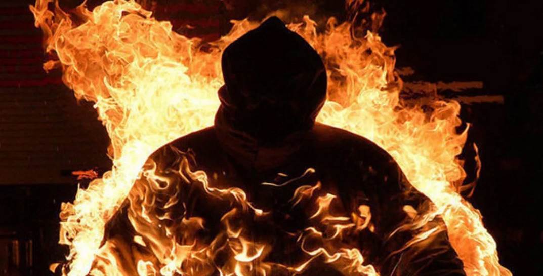 В Круглянском районе мужчина загорелся во время газорезательных работ