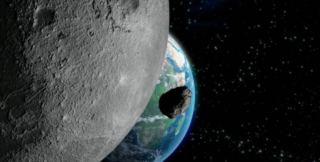Между орбитами Луны и Земли пролетел астероид, способный уничтожить город