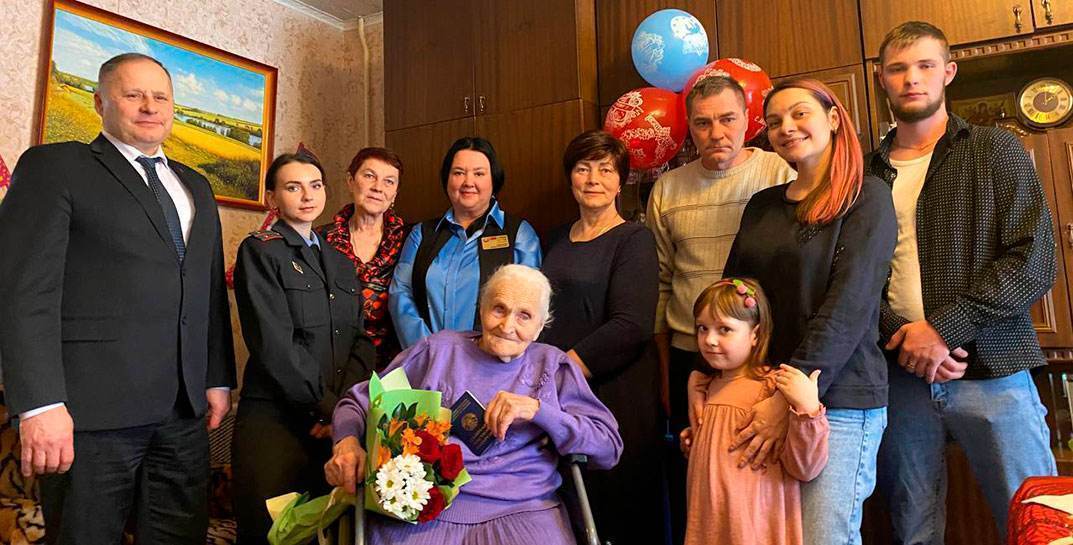 Могилевской учительнице Лидии Врублевской исполнилось… 100 лет