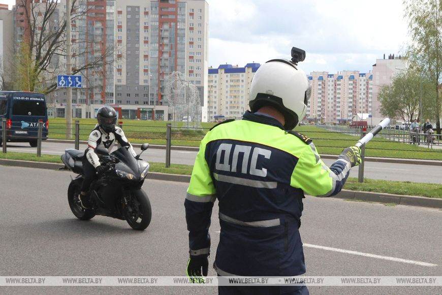 Мотопатрули ГАИ в Беларуси