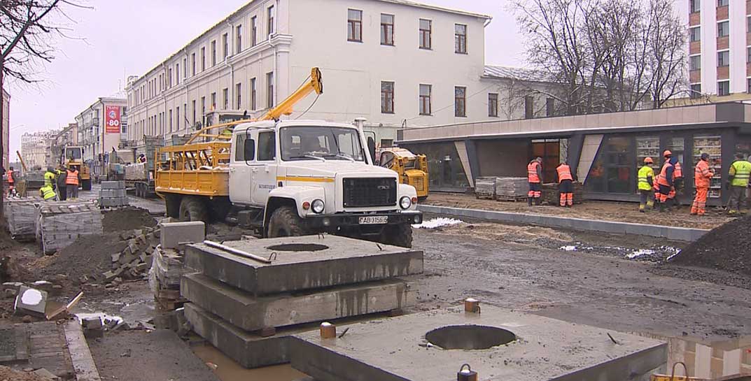 Ремонт Комсомольской улицы в Могилеве планируют завершить раньше намеченного срока. Потом… возьмутся за ремонт проспекта Димитрова и Пушкинского проспекта