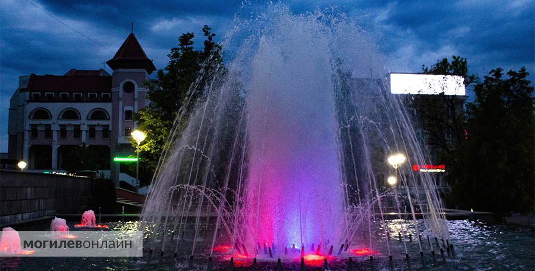 На Первомай в Могилеве откроют сезон фонтанов