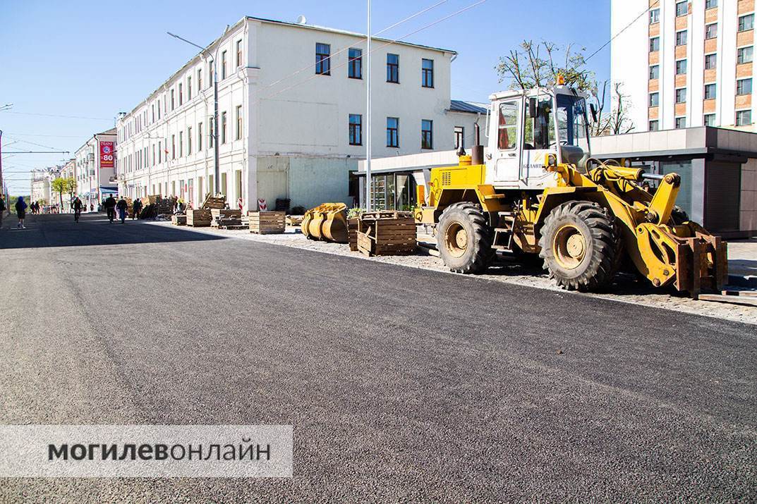 Реконструкция Комсомольской улицы в Могилеве