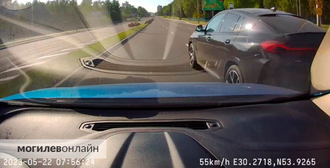 Очередной автомобильный «учитель» на Минском шоссе