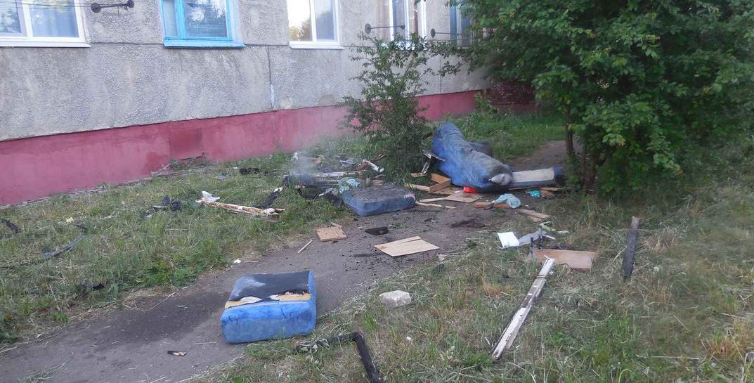 В Бобруйске тушили пожар в общежитии