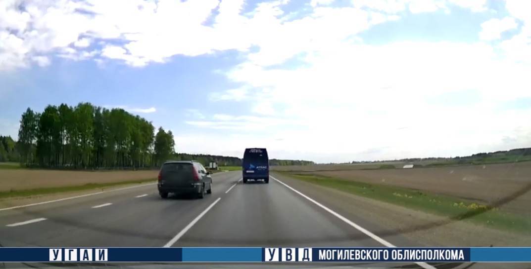 Могилевская ГАИ по видео наказала еще одного нарушителя ПДД