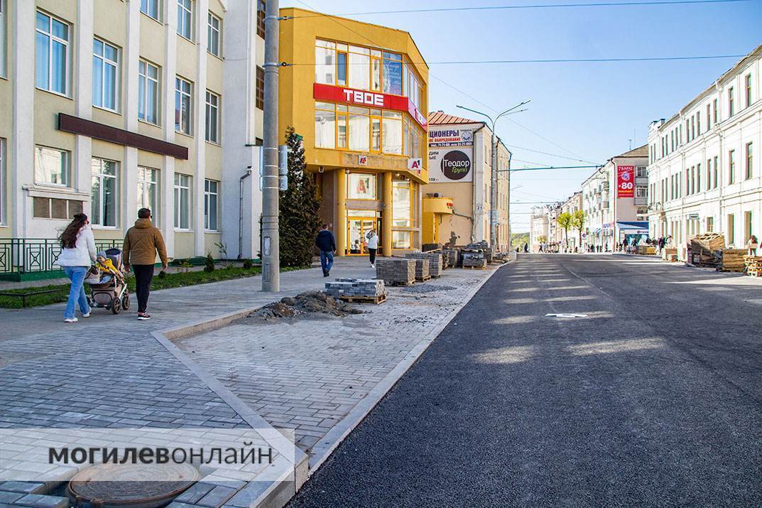 Улица Комсомольская в Могилеве