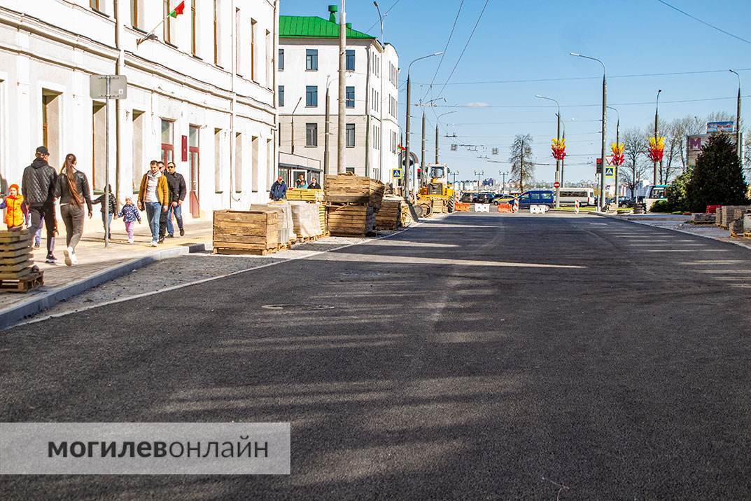Реконструкция улицы Комсомольской в Могилеве