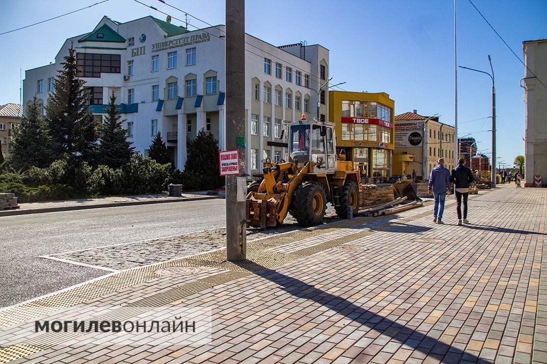 Реконструкция Комсомольской в Могилеве