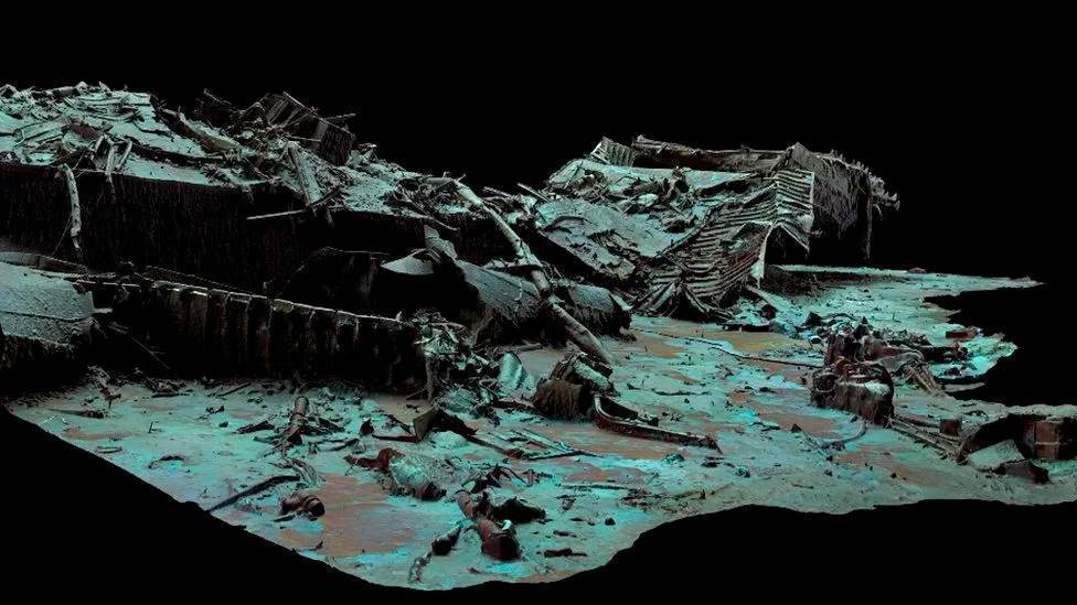 Впервые с крушения «Титаник» отсканировали полностью в 3D-формате. Посмотрите на эти фото