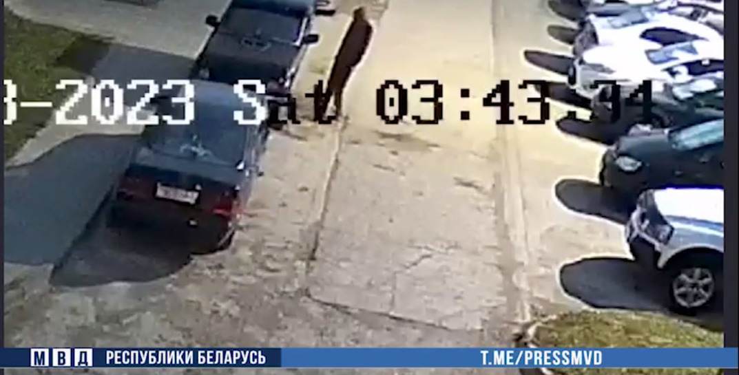 В Мстиславле пьяный парень залез в пять машин, дергая за ручки дверей — в одной из них лежали 20 тысяч рублей, в другой ключи от зажигания. Угадайте, что было дальше