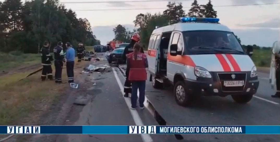 В Шкловском районе серьезное ДТП — 4 человека в больнице