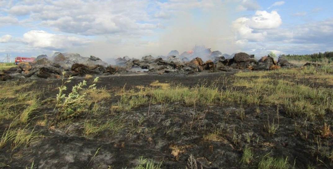 11-летняя девочка устроила в деревне под Круглым пожар, из-за которого сгорела солома на 4300 рублей