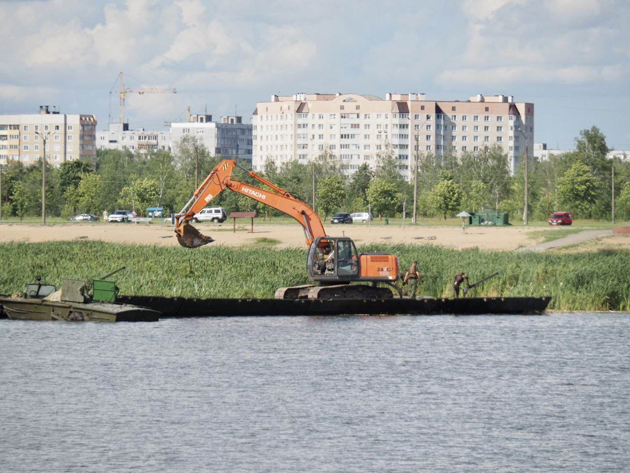 Очистка Святого озера в Могилеве