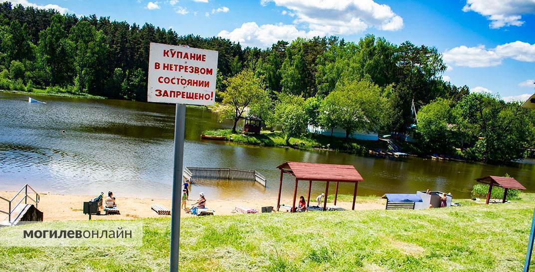 Пляж на Печерском водохранилище в Могилеве признали одним из лучших в Беларуси