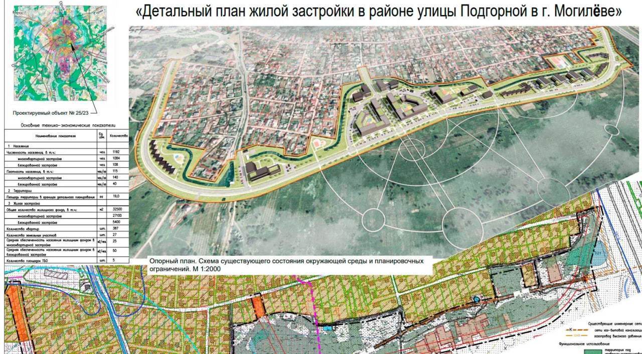 12 многоэтажек и 27 домов усадебного типа: на улице Подгорной в Могилеве  планируют построить новый жилой квартал | Могилев.Онлайн — новости  Могилева, Беларуси и мира