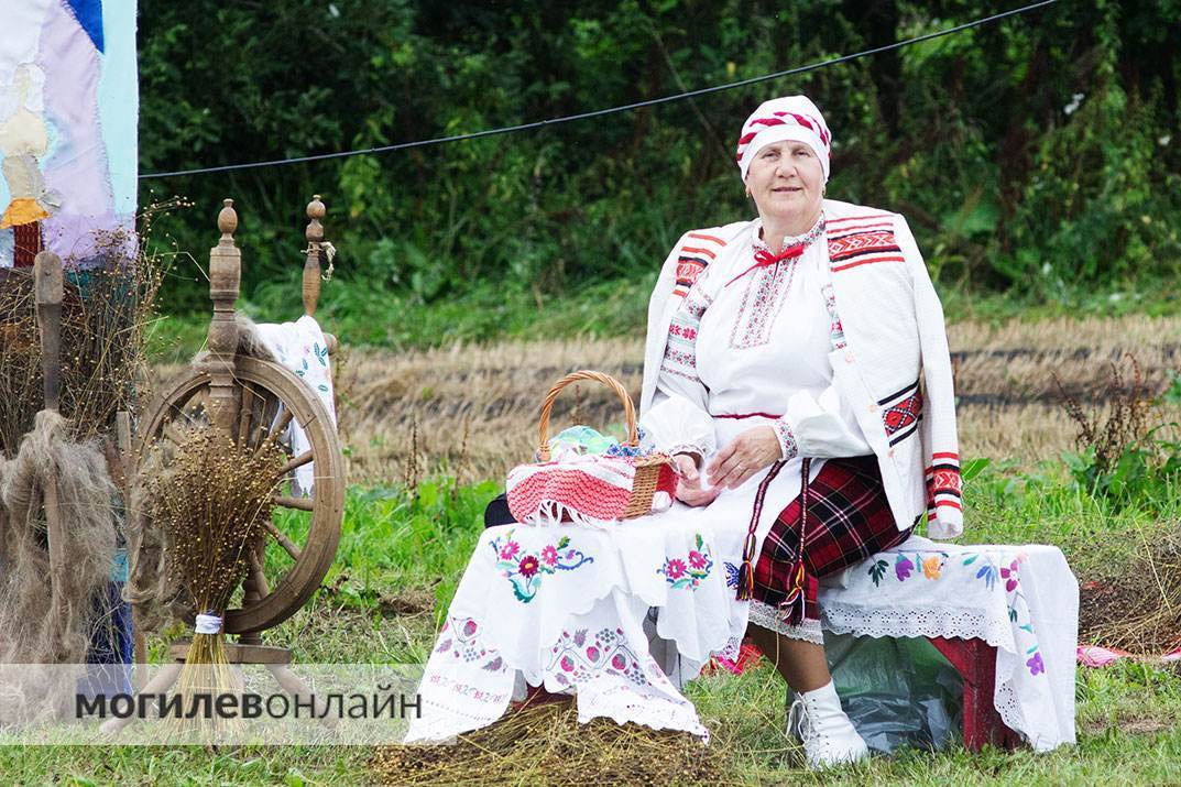 Посмотрите, как красиво в Полыковичах прошел «Праздник льна», который организовала молодая энтузиастка белорусской культуры